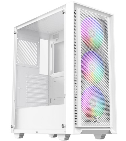 Vỏ Case Xigmatek - Sky II 3F Arctic - Không Quạt (ATX, Màu Trắng)
