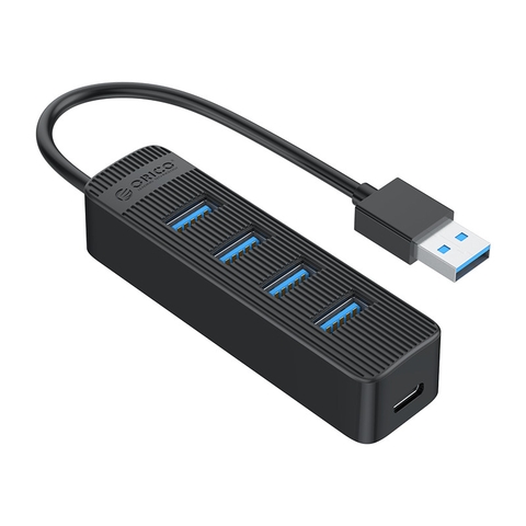 Bộ chia 4 Port USB 3.0 ORICO TWU3-4A-BK - 4 cổng USB 3.0