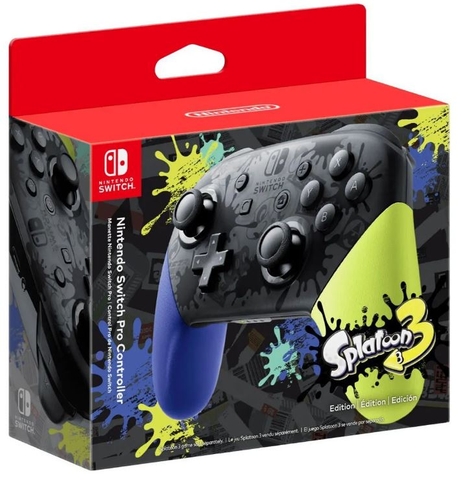 Tay cầm Nintendo Switch Pro Controller - Splatoon 3 Special Edition