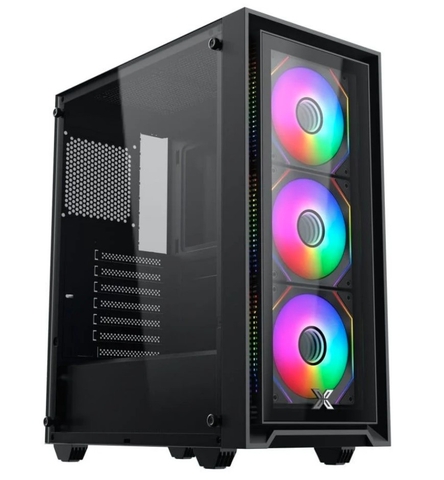 Vỏ Case Xigmatek FLY II 3GF - Black (Không FAN)