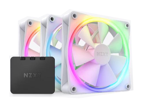 Fan Case NZXT F120RGB - 120mm RGB Fans - Triple White (RF-R12TF-W1)