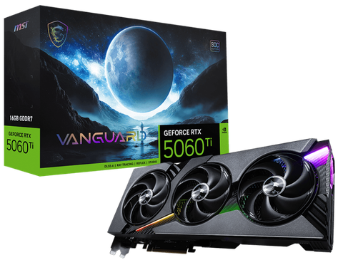 VGA MSI GeForce RTX 5060Ti 16G Vanguard SOC (3 Fan)