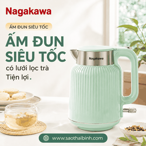 Ấm đun siêu tốc NKT2666 1.7L công suất 1500W