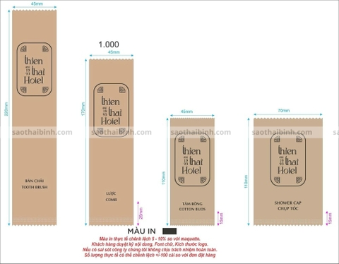 Dự án đồ dùng Amenities Thiên Thai - Hà Nội