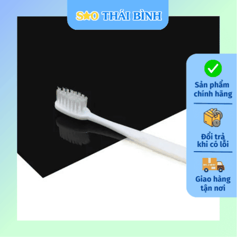 Bàn chải đánh răng khách sạn cán sứ, cước mềm