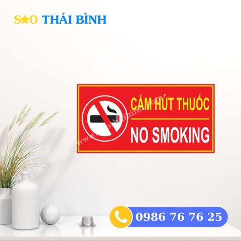 BIỂN BÁO CẤM HÚT THUỐC