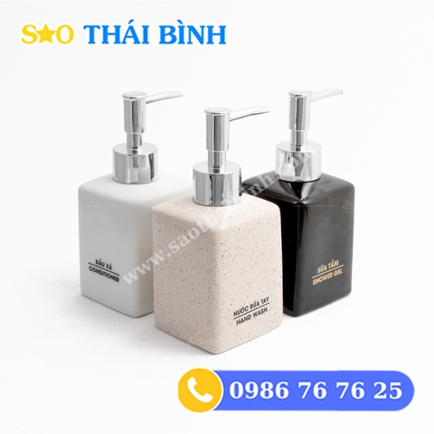 Lọ đựng Dầu gội sữa tắm (Mẫu 1)