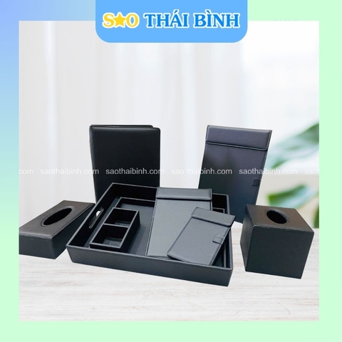 Bộ đồ da Khách sạn cao cấp (Mẫu 5) - Dịch vụ in/Khắc logo