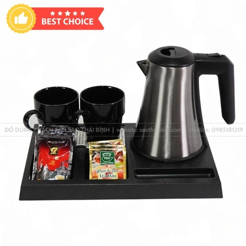 Bộ khay ấm đun siêu tốc I-H1208 Gun