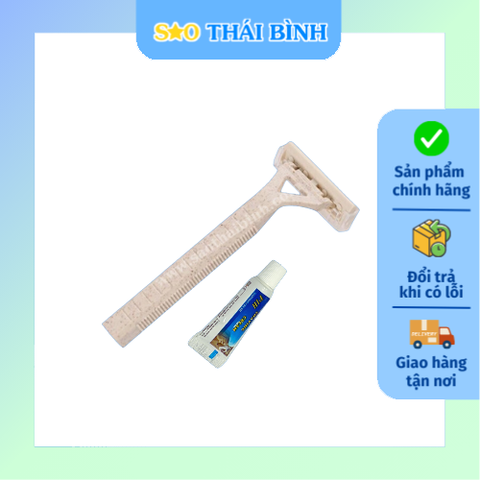 Dao cạo râu THÂN THIỆN + NHỰA CÁN VUÔNG - Nhận in logo bao bì