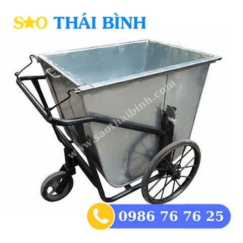 XE GOM RÁC THẢI ĐẨY TAY 500 LÍT