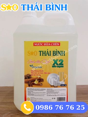 Nước rửa chén Sao Thái Bình can 10L