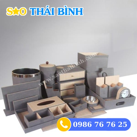 BỘ ĐỒ DA PHÒNG KHÁCH SẠN -MẪU 07