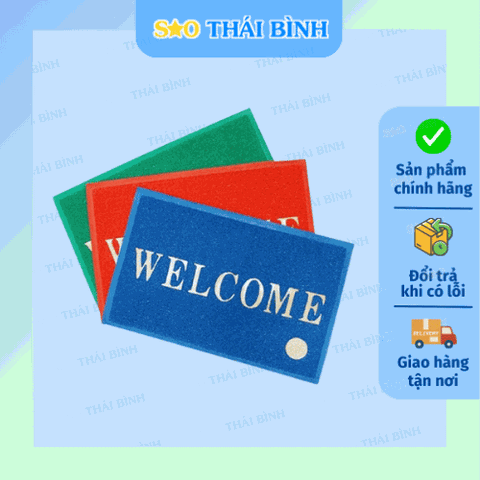 Thảm chân khách sạn NHỰA WELCOME - Giá Tốt Nhất