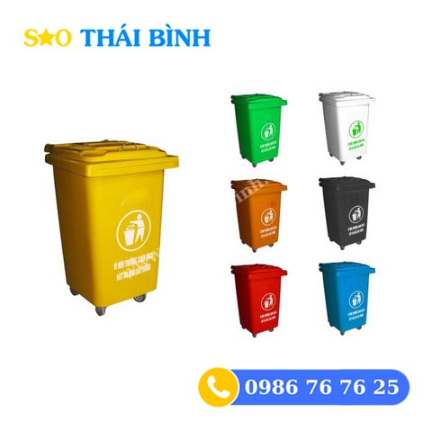 Thùng rác nhựa composite có bánh xe
