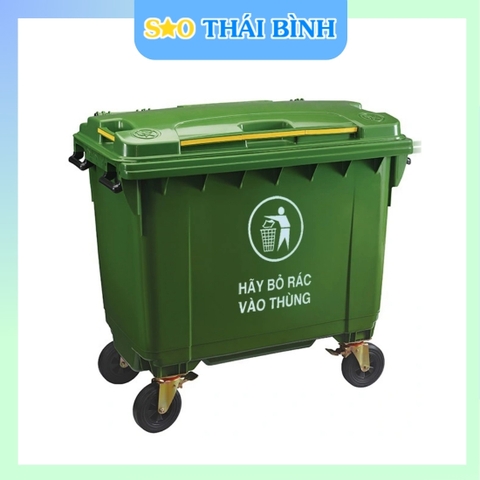 Thùng rác công nghiệp loại 660L - Hàng chất lượng cao