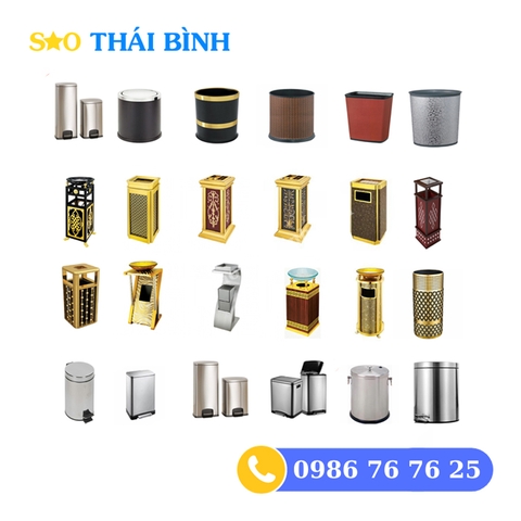 Thùng rác khách sạn