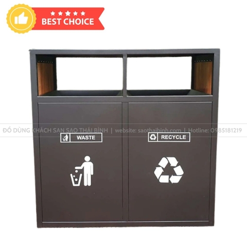 Thùng rác ngoài trời GPX-153E-1 - GIÁ TỐT