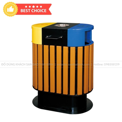 Thùng rác ngoài trời GPX-52A-12 - Hàng cao cấp