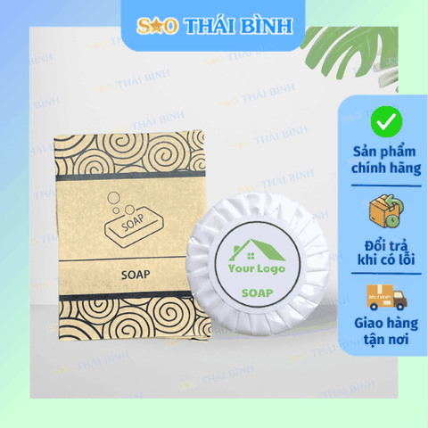 Xà bông tròn 13 GRAM dùng cho khách sạn - In Logo Giá Tốt