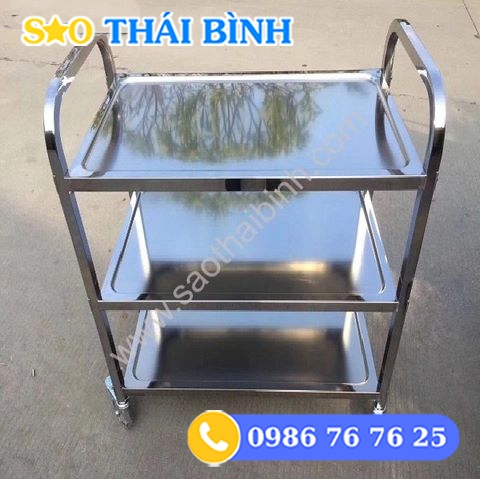 XE ĐẨY THỨC ĂN 3 TẦNG AF08164