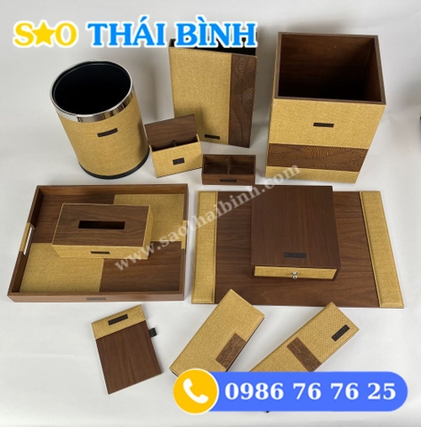 BỘ ĐỒ DA PHÒNG KHÁCH SẠN -MẪU 09