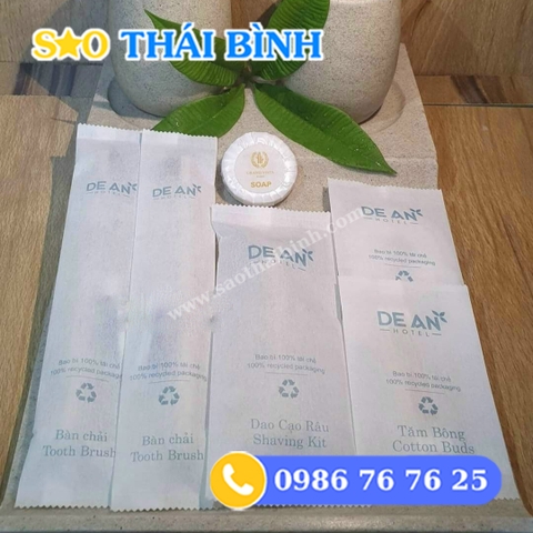 Bộ đồ Amenities túi vải 010