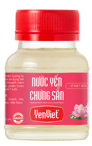 Nước Yến Chưng Sẵn Vị Hạt Sen [Hộp 1 Lọ]