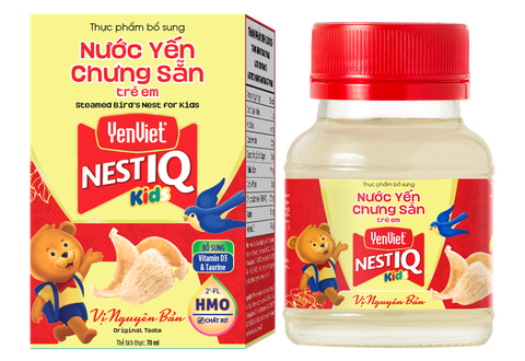 Nước Yến Chưng Sẵn Trẻ Em NestIQ [Khay 06 lọ - 70ml]