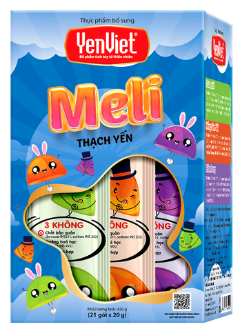 Thạch Yến Meli [Hộp 21 cây x 20gr]