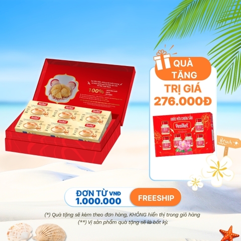 Tổ Yến Sấy Thăng Hoa- Táo Đỏ, Hạt Sen, Long Nhãn [Hộp 6 Viên]