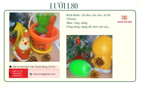 LƯỚI L80 ĐỰNG ĐỒ CHƠI - TRÁI CÂY