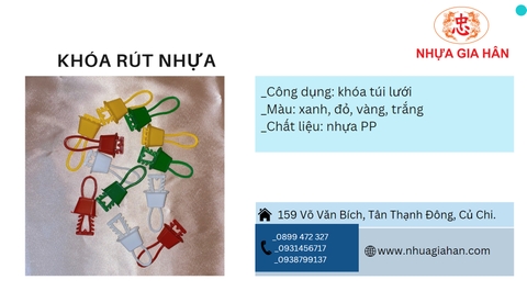 Khóa rút túi lưới