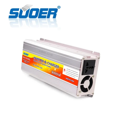 Bộ chuyển đổi điện DC sang AC 3000VA, tần số 50Hz, dòng sạc tối đa 30A, đầu ra sóng sin biến đổi 12V DC.