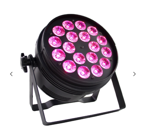 Đèn LED Par LCC LIGHTING P1806S 18*18W RGBWA UV 6 trong 1 6/10 kênh Góc thấu kính 25°