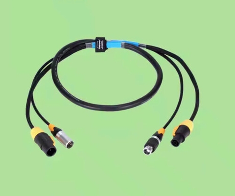Cáp Nguồn & DMX Powercon Kết Hợp cho đèn sân khấu