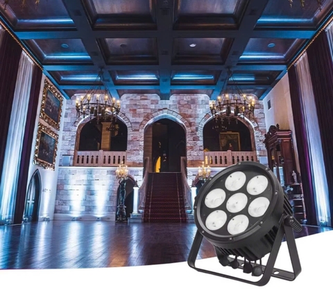 Đèn LED Par COB 4 trong 1 RGBW 7x40w chống nước ngoài trời