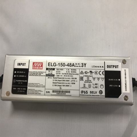 NGUỒN ĐÈN LED MEANWELL ELG-150-48A