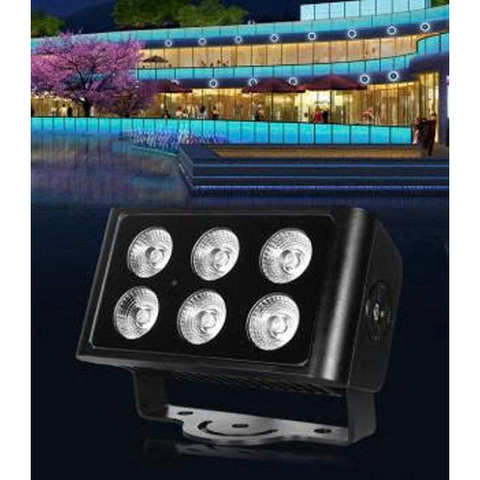 Đèn hắt tường cho dự án 6x5W RGB RGBW chống nước IP65 LCC-126