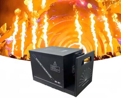 Máy phun lửa xoay đầu chống nước IP65 1200W có DMX LCC-PL1200 chiều cáo 10-12m