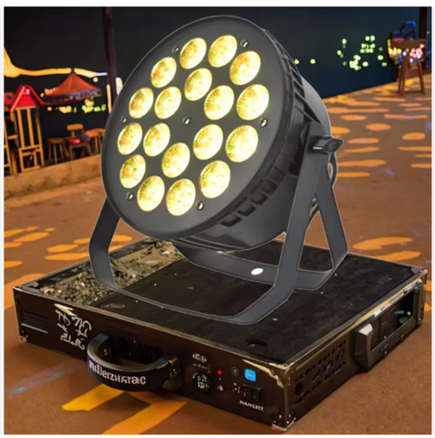 LCC LIGHTING 18*10W RGBW LED PAR LIGHT 180W LCC- chiếu sân khấu tiệc chùm DMX điều khiển cho công viên giải trí