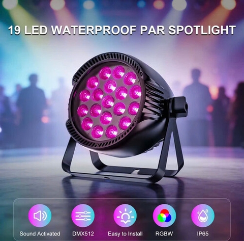 Đèn par led RGBW 4in1 19x15w IP65 chống nước LCC-PAR143