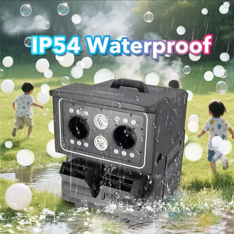 Máy tạo bong bóng sương mù chống mưa LED bốn đầu LED LCC-PPJ04