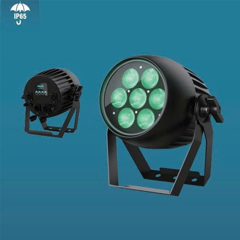 Đèn LED Par LED IRC DMX 6X15W không dây dùng pin OLED LCC-P073A-7