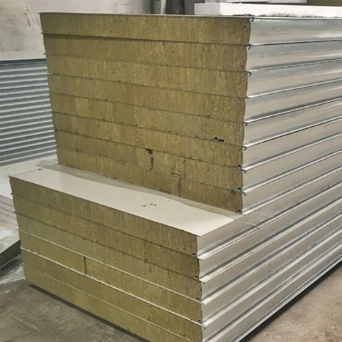 PANEL ROCKWOOL (tấm panel lõi sợi bông khoáng)