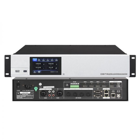Bộ điều khiển hệ thống hội nghị kỹ thuật số RC-6550MU với ma trận chuyển mạch video / màn hình cảm ứng / chức năng ghi / sao lưu