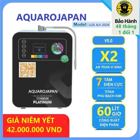 Máy Lọc Nước ION Kiềm Model LUX AJI 2026