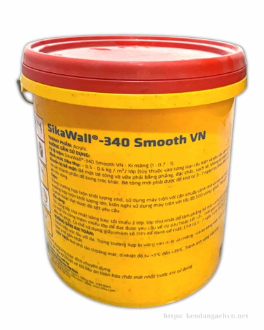 hướng dẫn sử dụng keo bả sikawall 340 smooth