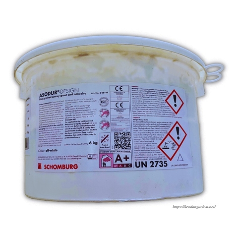 ASODUR-Design: Keo chít mạch trà ron gốc Epoxy nhập khẩu CHLB Đức