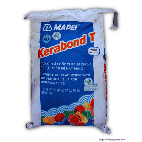 Kerabond T: Keo ốp lát gốc xi măng chống trượt cho gạch và đá